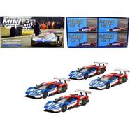 MINI GT – Ford GT LMGTE PRO 2016 24 Hrs of Le Mans Ford Chip Ganassi Team 4 Cars Set image
