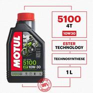 MOTUL 5100 4T Technosynthes 10W30 Motor-Cycle Engine Oil 1 Liter