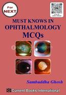 Must Knows In Ophthalmology Mcqs
