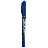 M AND G DOUBLE TIPS PERMANENT MARKER BLUE- 3Pc - APM21372