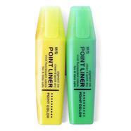 M G SCENTED HIGHLIGHTER YELLOW/GREEN - AHM21572Y