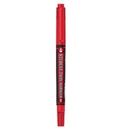 M AND G TWIN PERMANENT MARKER RED- 3Pc - APMV7471