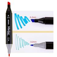 M And G Dual Art Marker Headed Marker 40 Colors APMV1414 