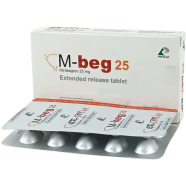 M Beg 25mg Tablet 10's Strip