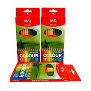 M and G 12 Colour Pencil Set Red Box AWP343D3