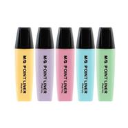M and G Highlighter Pastel 5 Colour Set - AHM21579