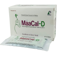 Maacal-D 500 mg Plus 200 - 10's Strip Tablet icon