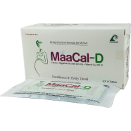 Maacal-D 500 mg Plus 200 - 10's Strip Tablet icon