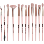 Maange 12 pcs Eye Brush Sets - Pink Color - 30164