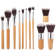 Maange Bamboo Makeup Brush Set 11 Pcs - 8499 icon