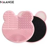 Maange Makeup Brush Cleaner Pad Silicone - Bear Edition - 47384