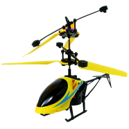 Magic Hand Sensored Rechargeable Mini Aircraft Helicopter Kids Toy Gift, No Remote, Random Color (heli_sensor_aircraft_y) Yellow - 126652399