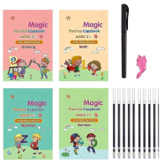 Magic Practice Copybook For Kids (4 Book Plus 5 Refill) Ages 3-8