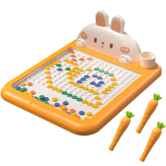 Magnetic Drawing Board for Kids, New Magnetic Dots Board for Toddlers Dot Art, Large Magnet Doodle Board With Dot Beads Pattern Booklets Magnetic Pen for 2 to 6 Year Old Boys Girls (rabbit) icon