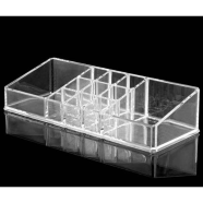 Makeup Kit Cosmetic Organizer Lipstick, Brush Holder Case organizer - Stand Clear Acrylic