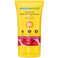 Mamaearth Vitamin C Daily Glow Sunscreen - 50 g |SPF 50 and PA Plus Plus Plus Plus