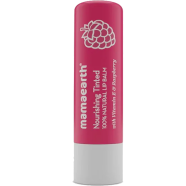 Mamaearth Nourishing Tinted 100 Percent Natural Lip Balm 4gm With Vitamin E And Raspberry | Gives 12-Hour Moisturization|For Dry