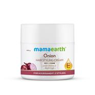 Mamaearth Onion Hair Styling Cream for Men with Onion and Redensyl for Nourishment and Styling- 100 g