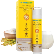 Mamaearth Rice Water Dewy Sunscreen SPF 50 and PA Plus Plus Plus Plus - 50 gm -468027687