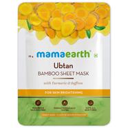 Mamaearth Ubtan Bamboo Sheet Mask - 25g