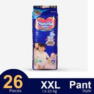MamyPoko Pants Premium Extra Absorb Pant System Baby Diaper (XXL Size) (15-25Kg) (26Pcs)