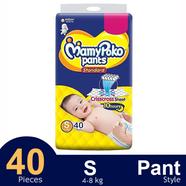 MamyPoko Pants Standard Pant System Baby Diaper (S Size) (4-8Kg) (40Pcs)