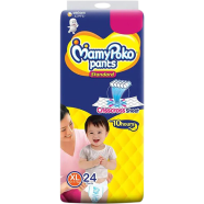 MamyPoko Pants Standard Pant System Baby Diaper (XL Size) (12-17Kg) (24Pcs)