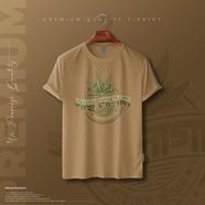 Manfare Premium Graphics T Shirt Biscuit Color For Men - MF-526