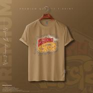 Manfare Premium Graphics T Shirt Biscuit Color For Men - MF-524