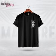 Manfare Premium Graphics T Shirt Black Color For Men - MF-244