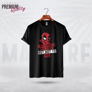 Manfare Premium Graphics T Shirt Black Color For Men - MF-358