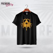 Manfare Premium Graphics T Shirt Black Color For Men - MF-227