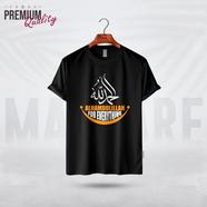 Manfare Premium Graphics T Shirt Black Color For Men - MF-266