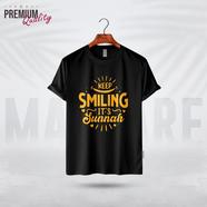 Manfare Premium Graphics T Shirt Black Color For Men - MF-418