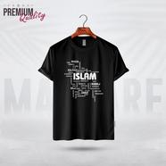 Manfare Premium Graphics T Shirt Black Color For Men - MF-241