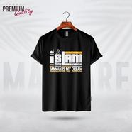 Manfare Premium Graphics T Shirt Black Color For Men - MF-343