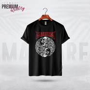 Manfare Premium Graphics T Shirt Black Color For Men - MF-350
