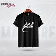 Manfare Premium Graphics T Shirt Black Color For Men - MF-299