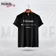 Manfare Premium Graphics T Shirt Black Color For Men - MF-255