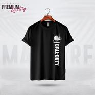 Manfare Premium Graphics T Shirt Black Color For Men - MF-265