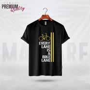 Manfare Premium Graphics T Shirt Black Color For Men - MF-356