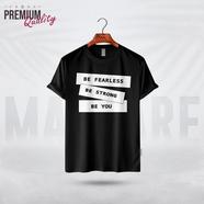 Manfare Premium Graphics T Shirt Black Color For Men - MF-230