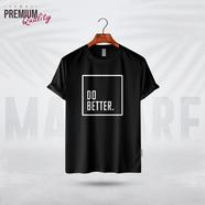 Manfare Premium Graphics T Shirt Black Color For Men - MF-229