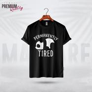 Manfare Premium Graphics T Shirt Black Color For Men - MF-415