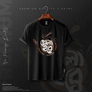 Manfare Premium Graphics T Shirt Black color For Men - MF-527