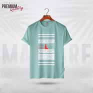 Manfare Premium Graphics T Shirt Mist Grey Color For Men - MF-423