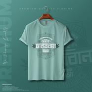 Manfare Premium Graphics T Shirt Mist Grey color For Men - MF-529