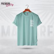 Manfare Premium Graphics T Shirt Mist Grey Color For Men - MF-244