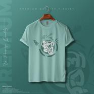 Manfare Premium Graphics T Shirt Mist Grey color For Men - MF-527