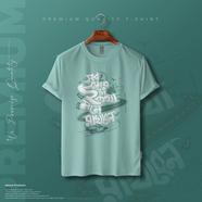 Manfare Premium Graphics T Shirt Mist Grey Color For Men - MF-523
